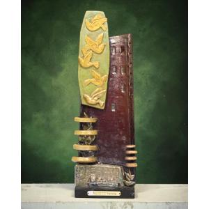 Giordano Tronconi - Faenza - Polychrome Ceramic Figurine - Italy, Second Half Of The 20th Century